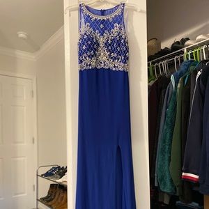 Royal Blue Evening Gown